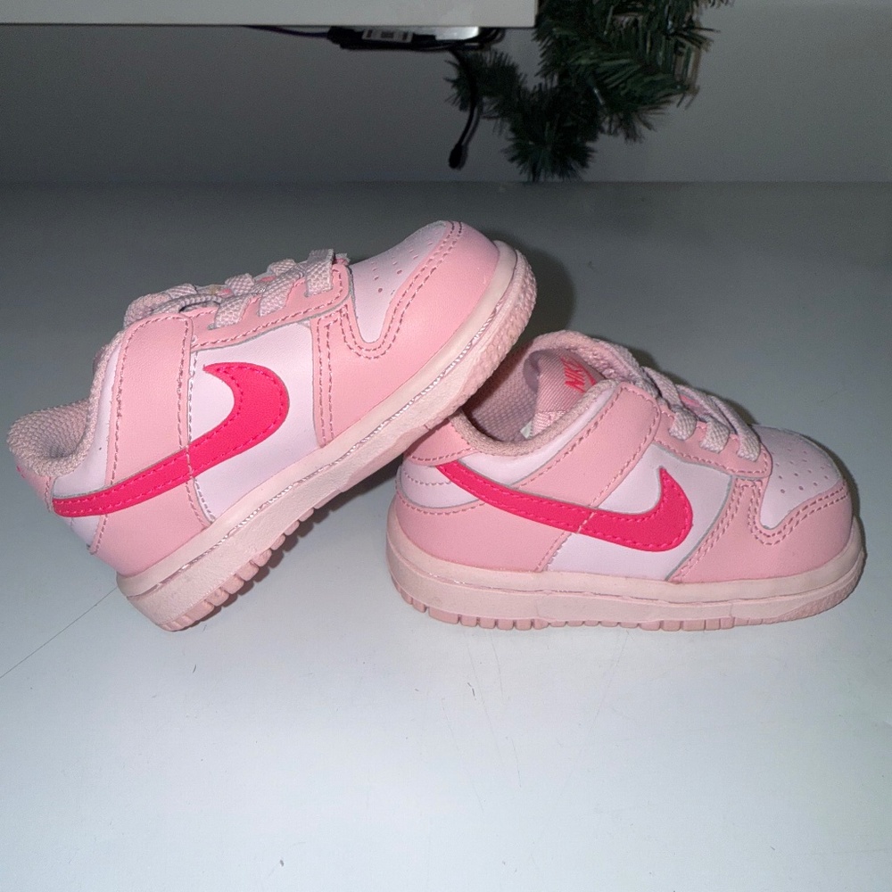 Triple Pink Nike Toddler Dunks Size 4C